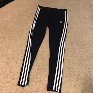 Navy Blue Adidas Leggings size Small